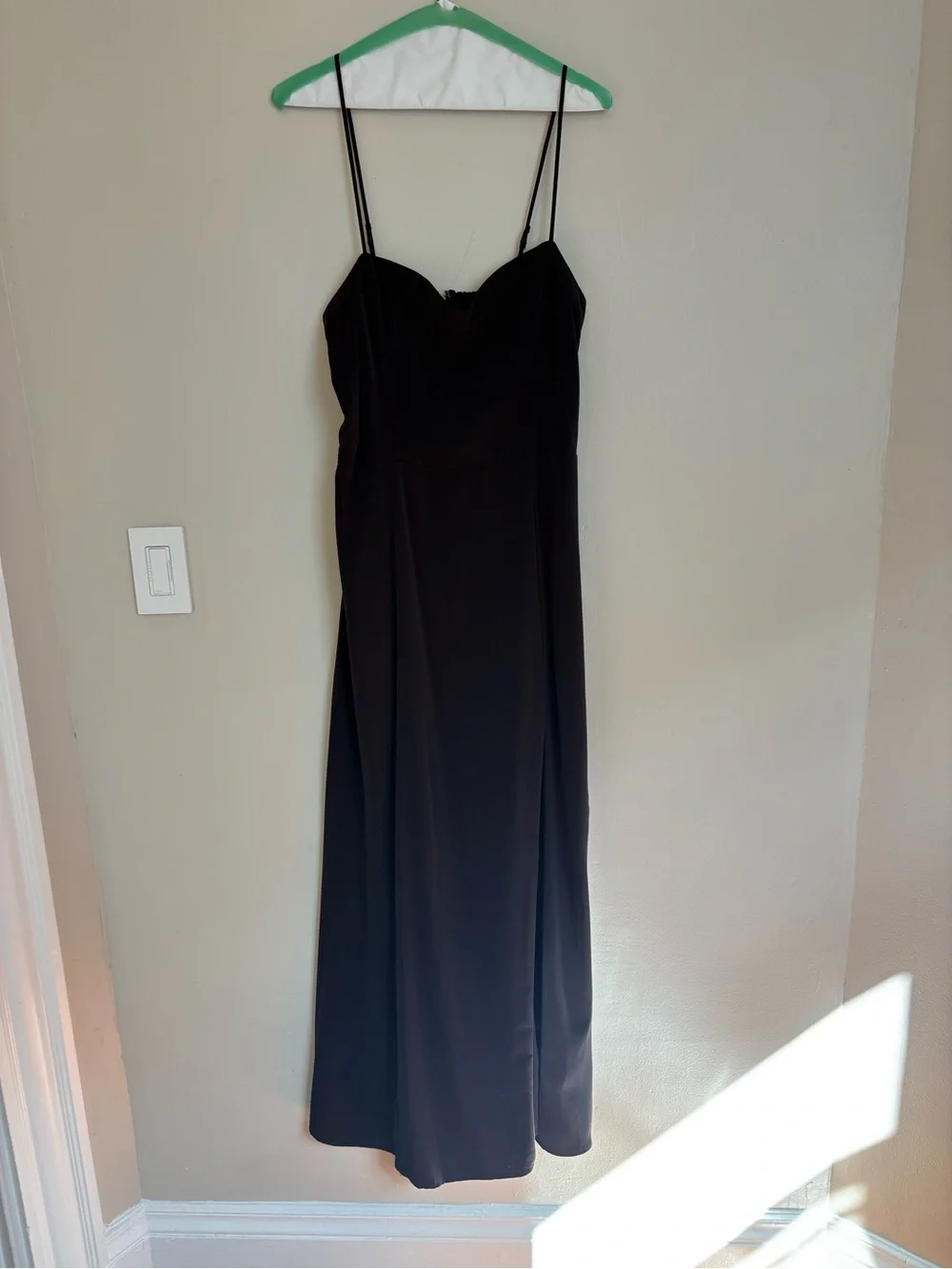 Abercrombie Black Maxi Dress Size M Tall Wedding Guest Formal